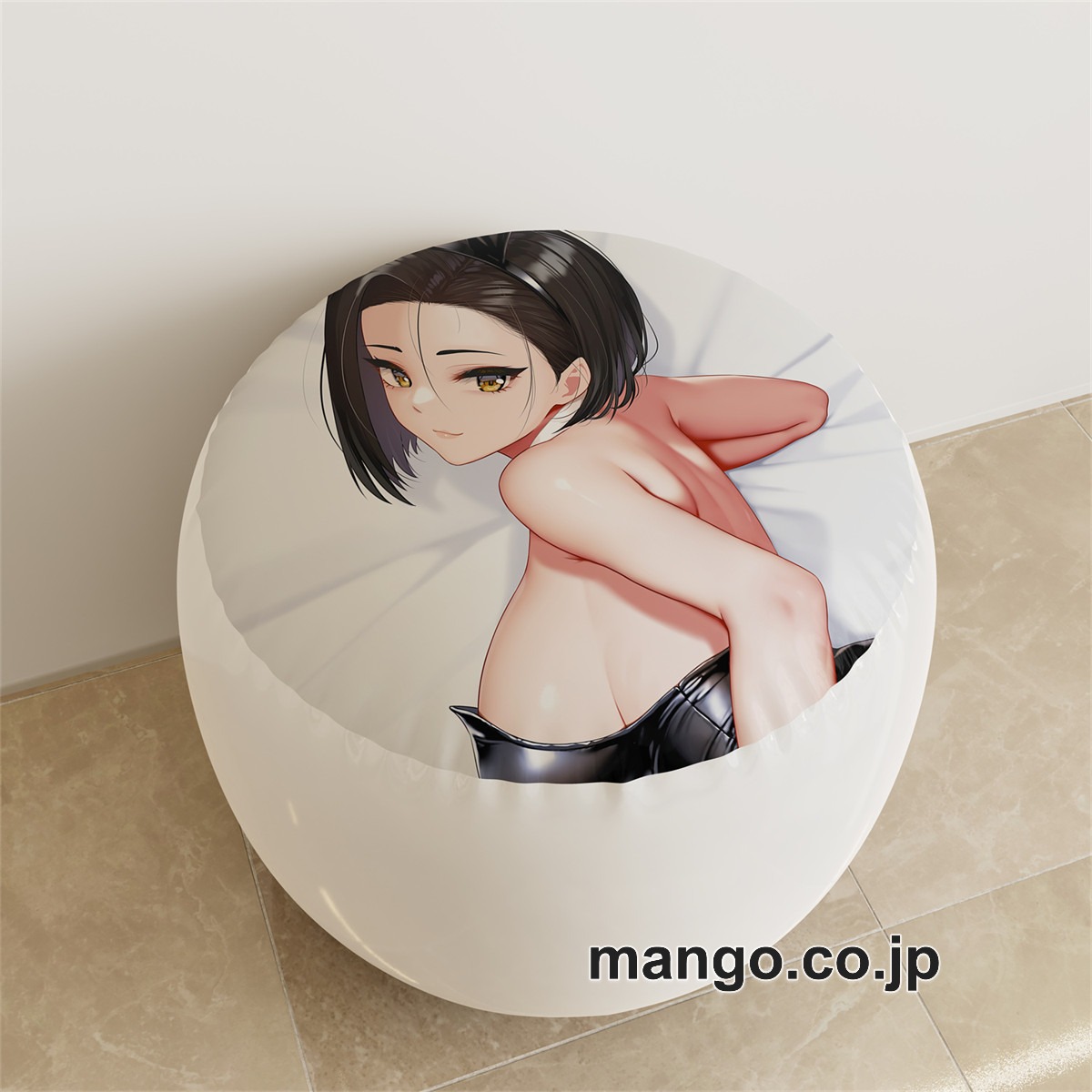 PVC ラウンドスツール アニメ キャラクター【矢式佑子】バニーガールpvcスツールPVC製 キャラクターグッズ コレクション用