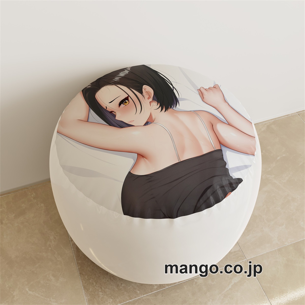 PVC ラウンドスツール アニメ キャラクター【矢式佑子】着衣巨乳pvcスツールPVC製 キャラクターグッズ コレクション用