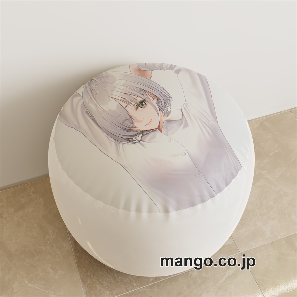 PVC ラウンドスツール アニメ キャラクター【佐紹ミヒロ】OLpvcスツールPVC製 キャラクターグッズ コレクション用 2