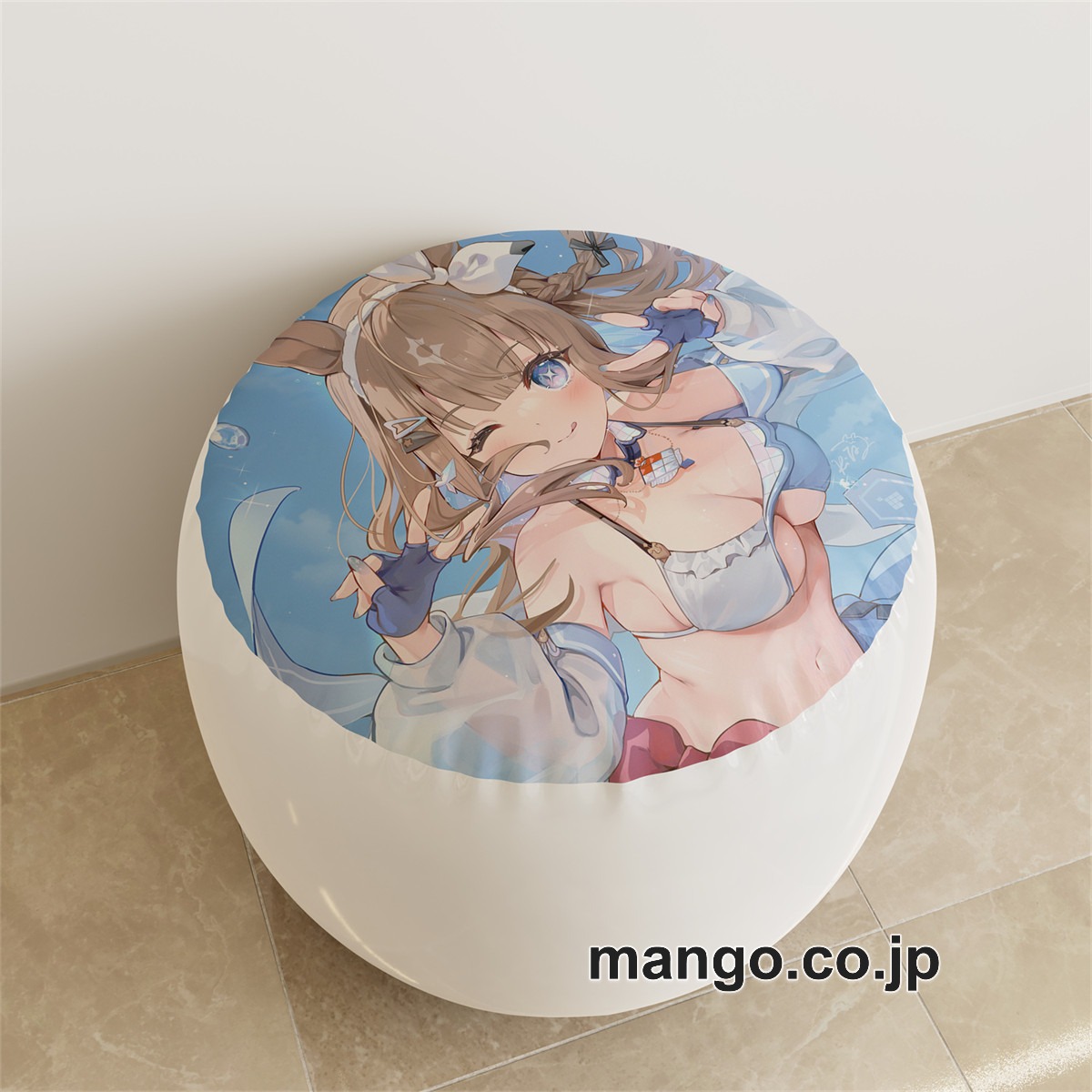 PVC ラウンドスツール アニメ キャラクター【ウマ娘】アーモンドアイ アドマイヤベガpvcスツールPVC製 キャラクターグッズ コレクション用