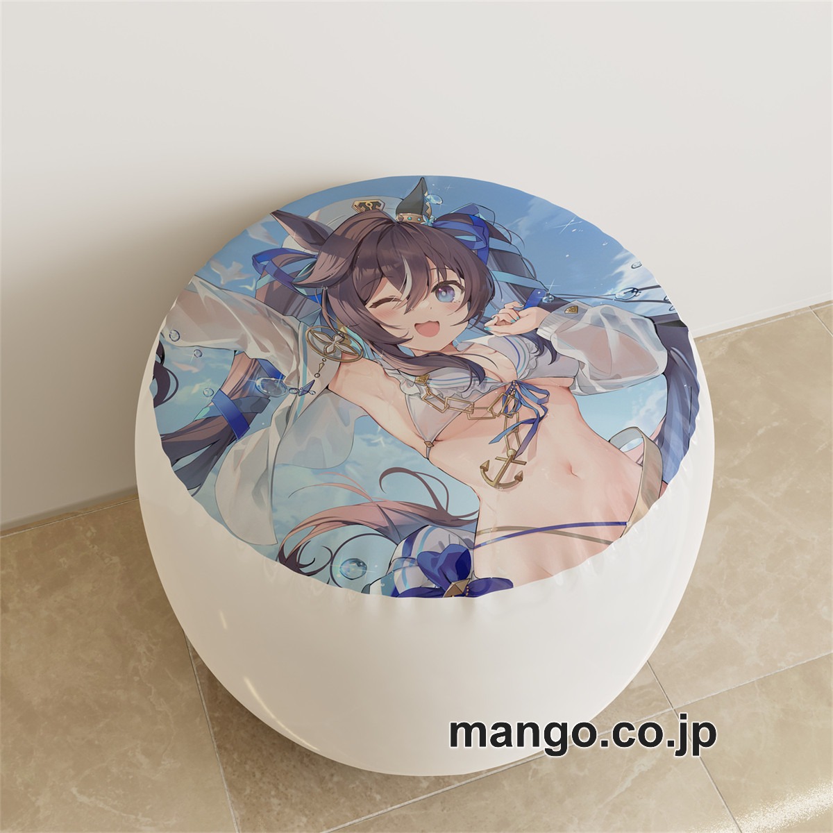 PVC ラウンドスツール アニメ キャラクター【ウマ娘】ヴィブロス ヴィルシーナpvcスツールPVC製 キャラクターグッズ コレクション用