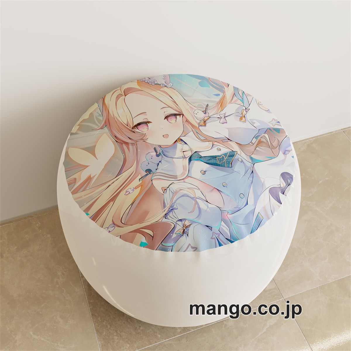 PVC ラウンドスツール アニメ キャラクター【ブルーアーカイブ】百合園セイア 氷室セナpvcスツールPVC製 キャラクターグッズ コレクション用