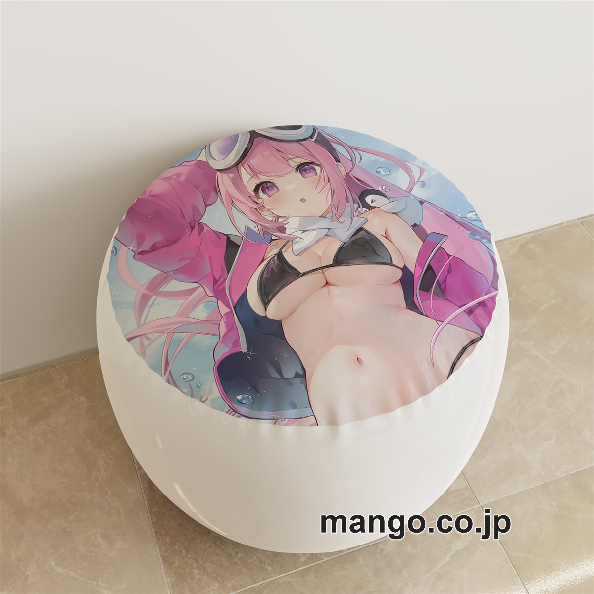 PVC ラウンドスツール アニメ キャラクター【ブルーアーカイブ】飛鳥馬トキ 和泉元エイミpvcスツールPVC製 キャラクターグッズ コレクション用 2