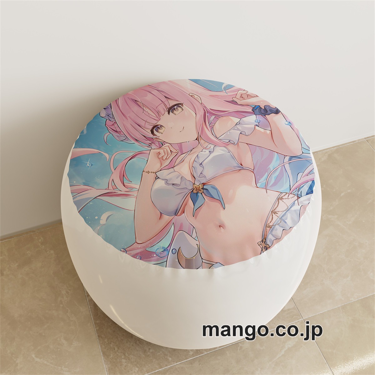 PVC ラウンドスツール アニメ キャラクター【ブルーアーカイブ】聖園ミカpvcスツールPVC製 キャラクターグッズ コレクション用 2