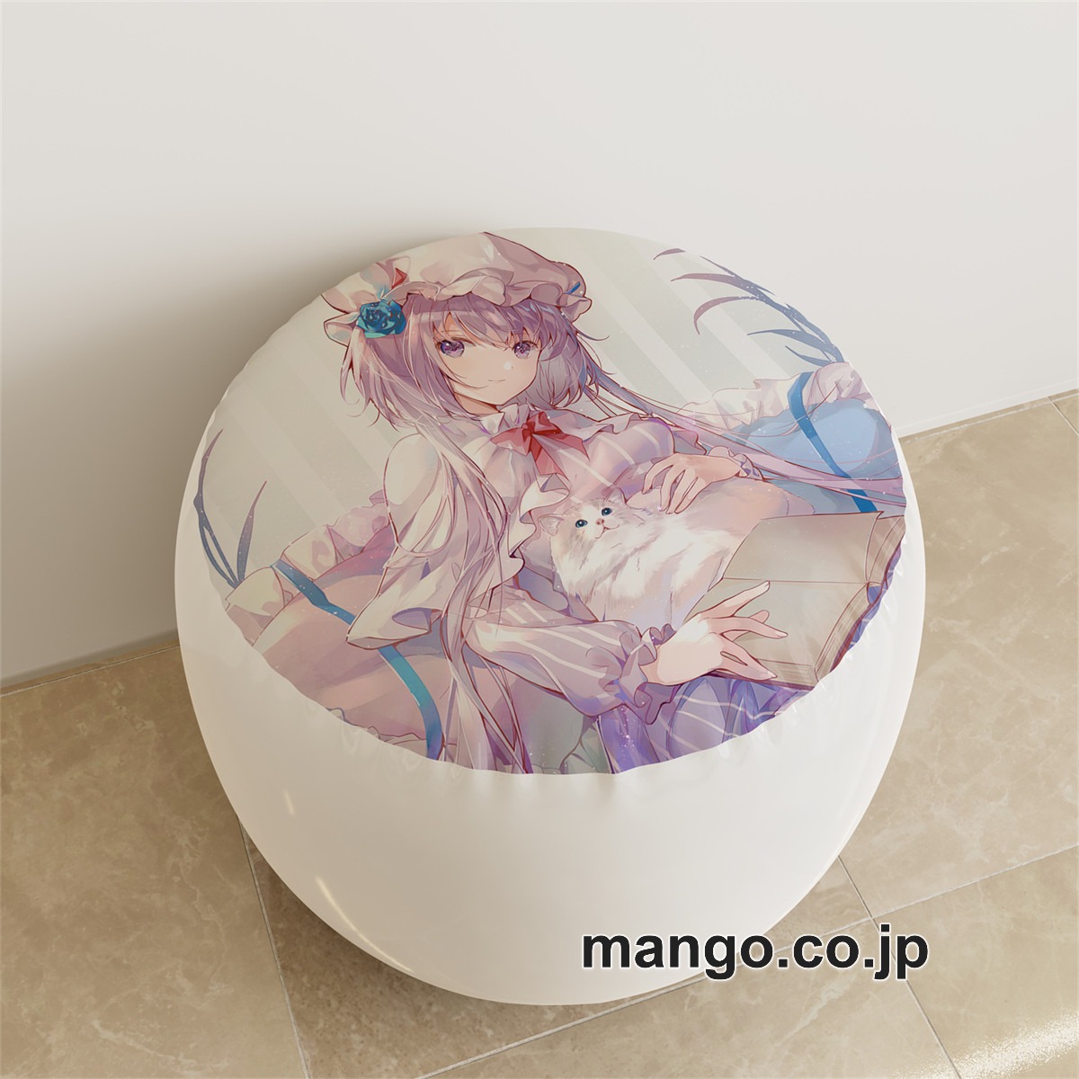 PVC ラウンドスツール アニメ キャラクター【東方Project】パチュリー・ノーレッジ 東風谷早苗pvcスツールPVC製 キャラクターグッズ コレクション用