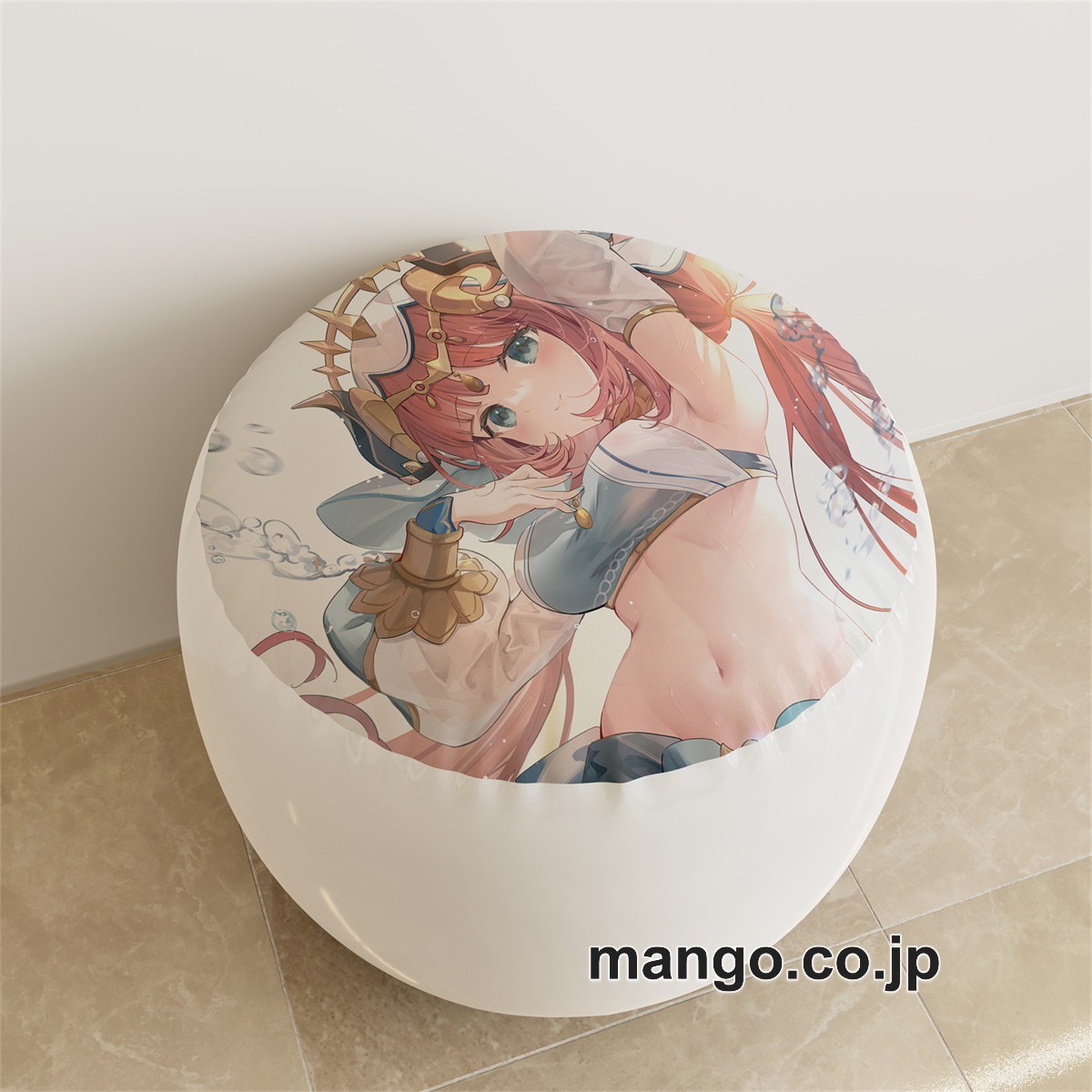 PVC ラウンドスツール アニメ キャラクター【原神】ニィロウ 甘雨pvcスツールPVC製 キャラクターグッズ コレクション用