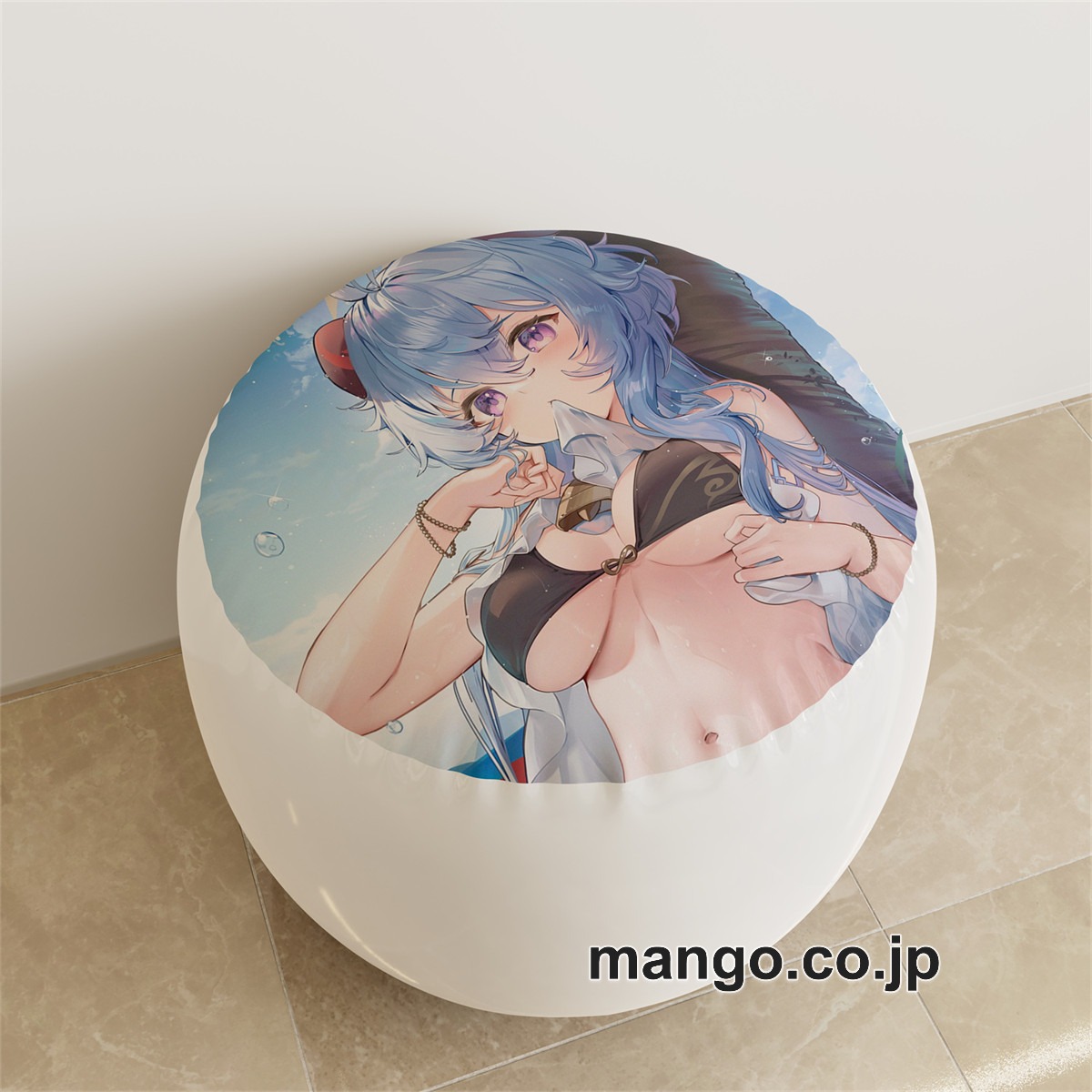 PVC ラウンドスツール アニメ キャラクター【原神】ニィロウ 甘雨pvcスツールPVC製 キャラクターグッズ コレクション用 2