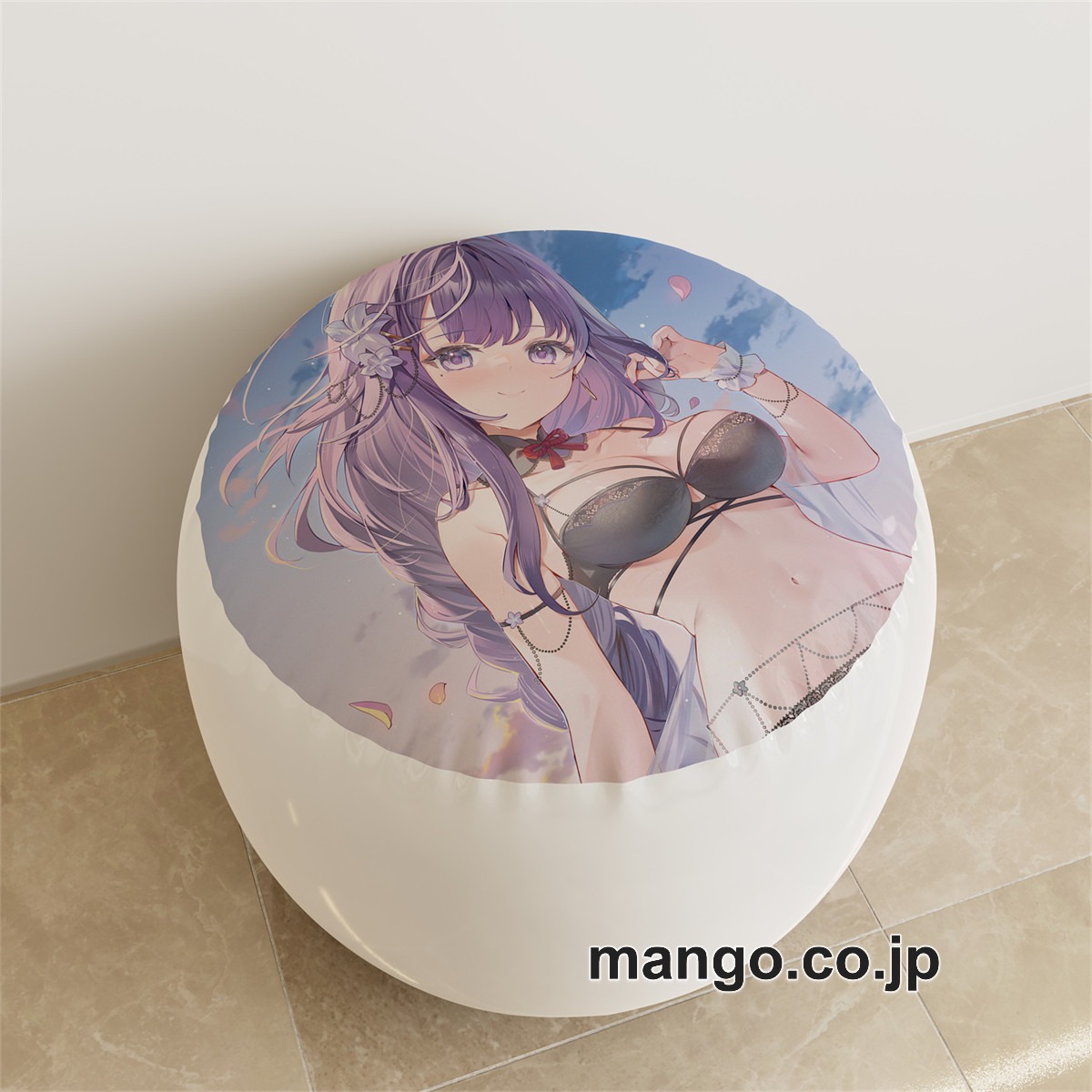 PVC ラウンドスツール アニメ キャラクター【原神】雷電將軍 神里綾華pvcスツールPVC製 キャラクターグッズ コレクション用