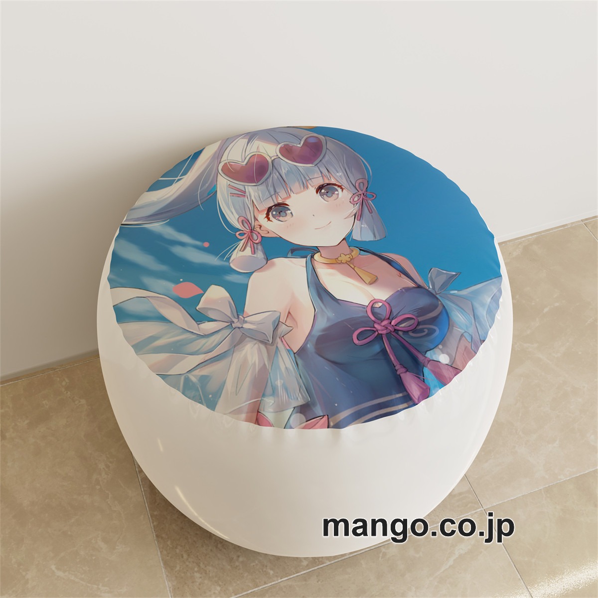 PVC ラウンドスツール アニメ キャラクター【原神】雷電將軍 神里綾華pvcスツールPVC製 キャラクターグッズ コレクション用 2