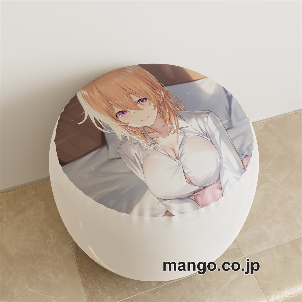 PVC ラウンドスツール アニメ キャラクター【ご注文はうさぎですか】保登心愛pvcスツールPVC製 キャラクターグッズ コレクション用