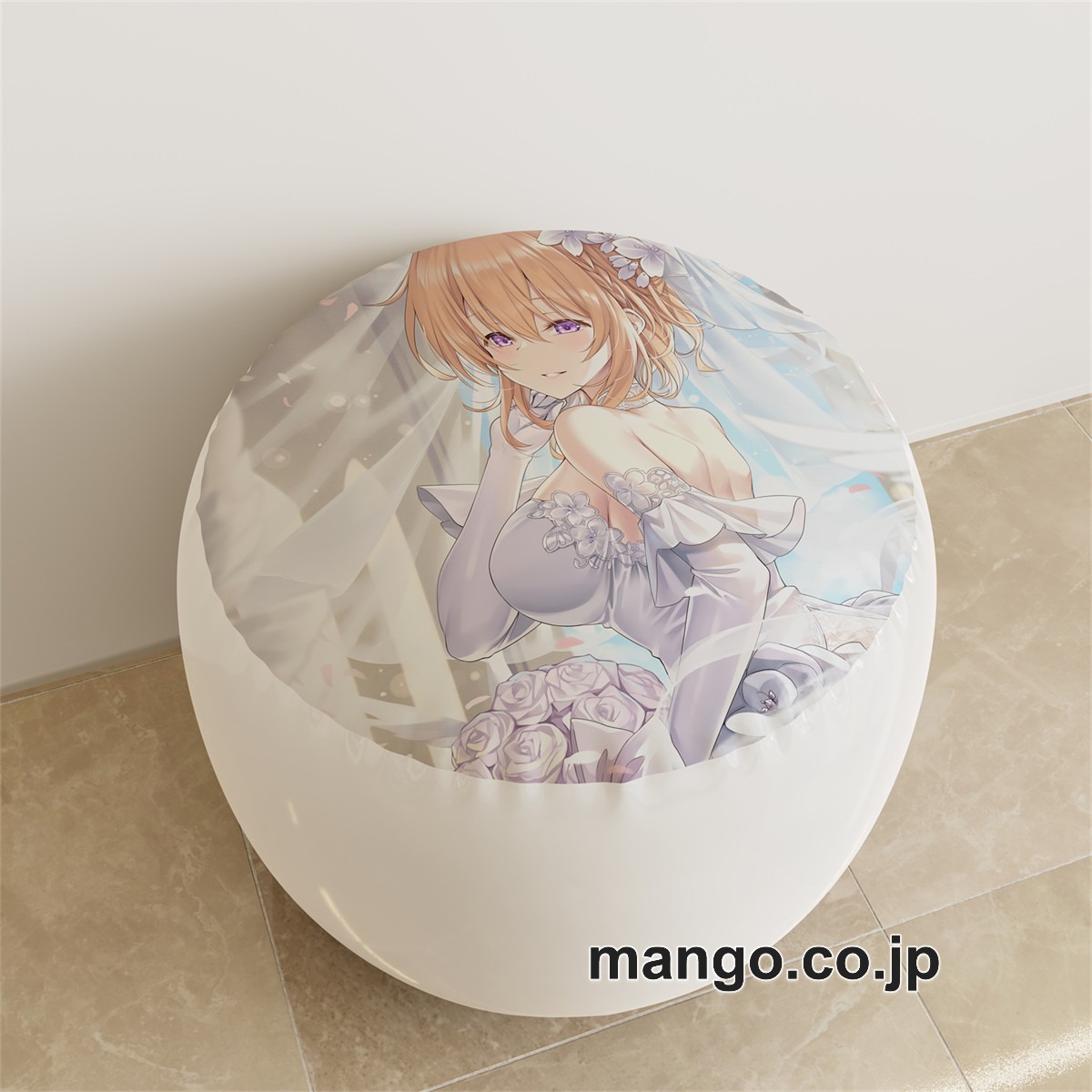 PVC ラウンドスツール アニメ キャラクター【ご注文はうさぎですか】保登心愛pvcスツールPVC製 キャラクターグッズ コレクション用