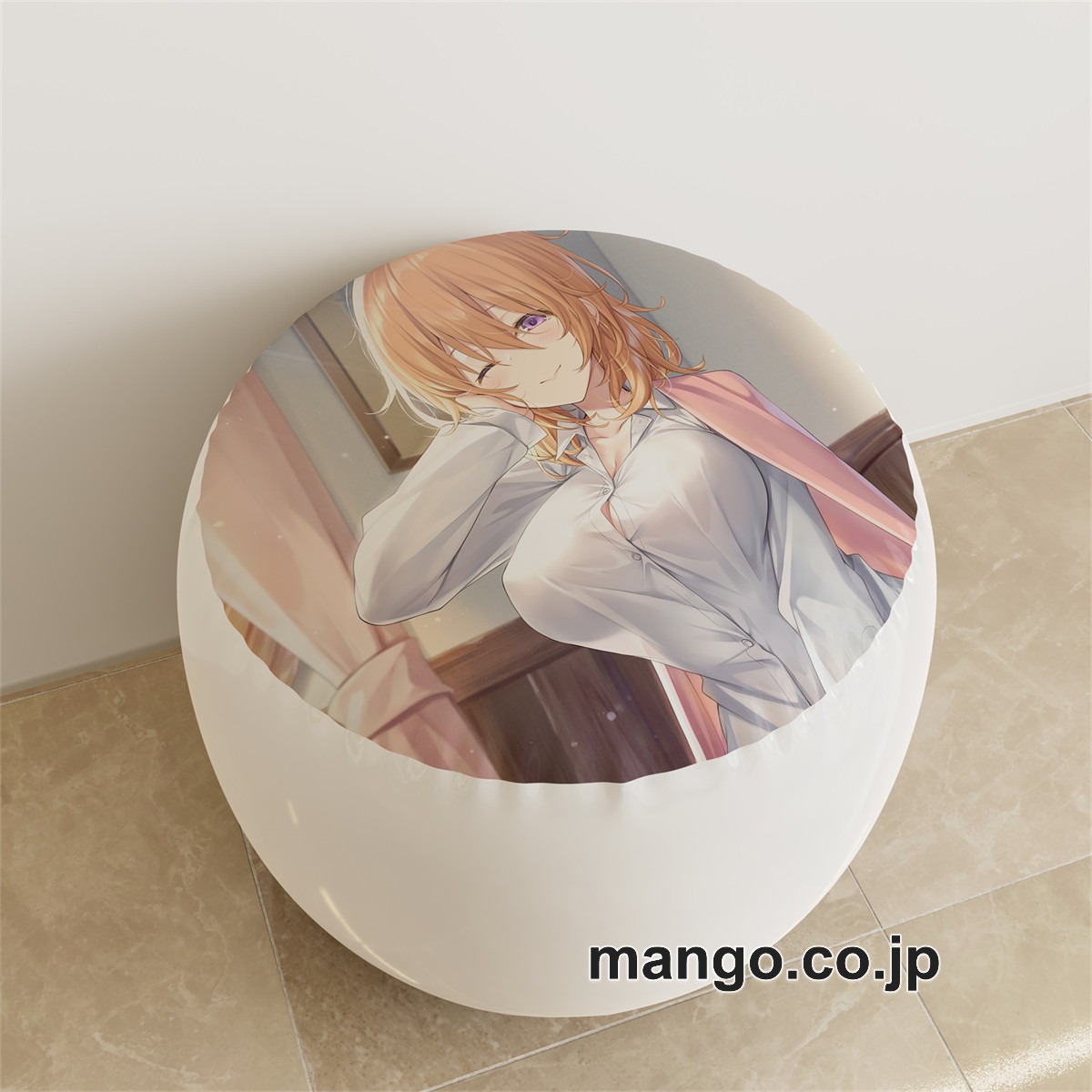 PVC ラウンドスツール アニメ キャラクター【ご注文はうさぎですか】保登心愛pvcスツールPVC製 キャラクターグッズ コレクション用 2
