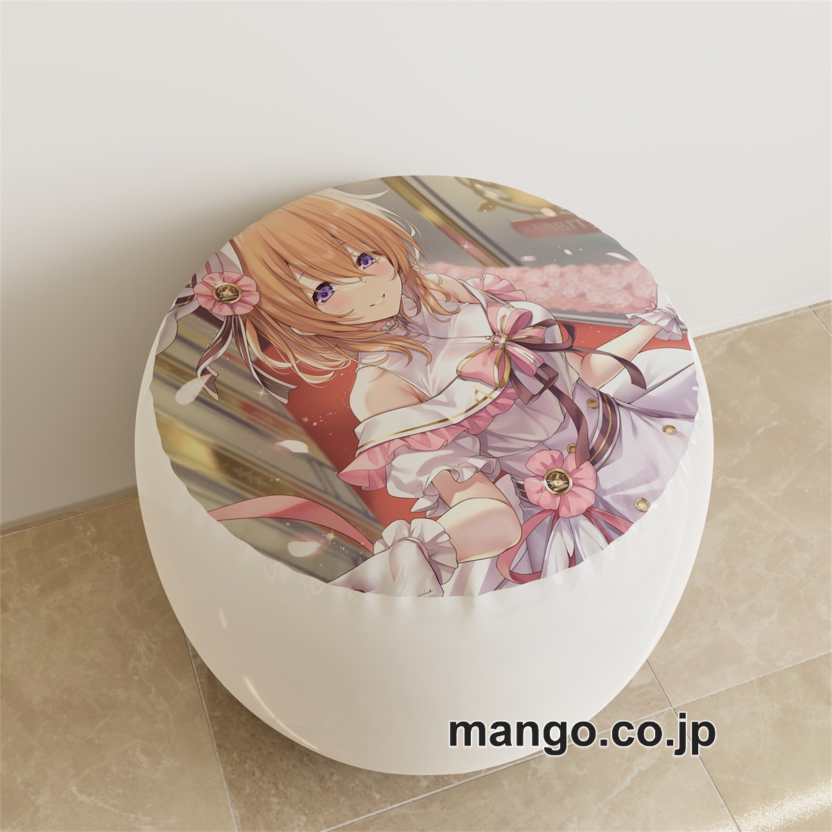 PVC ラウンドスツール アニメ キャラクター【ご注文はうさぎですか】保登心愛pvcスツールPVC製 キャラクターグッズ コレクション用