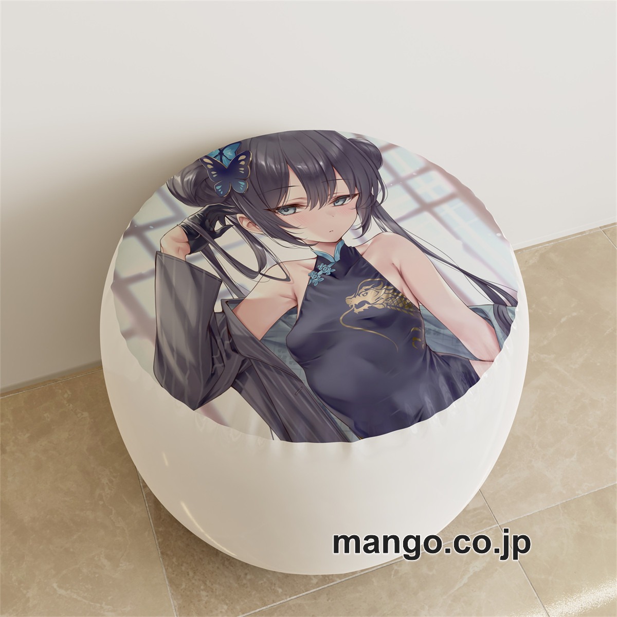 PVC ラウンドスツール アニメ キャラクター【ブルーアーカイブ】竜華キサキ 桐生キキョウpvcスツールPVC製 キャラクターグッズ コレクション用