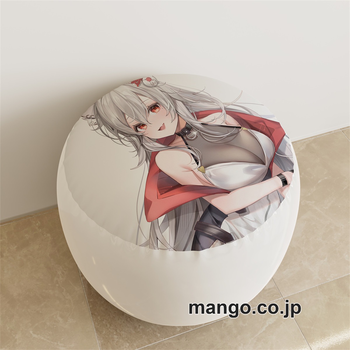 PVC ラウンドスツール アニメ キャラクター【オリジナル】ケモ耳 ぱんつpvcスツールPVC製 キャラクターグッズ コレクション用