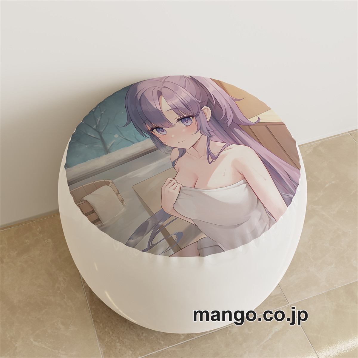 PVC ラウンドスツール アニメ キャラクター【ブルーアーカイブ】早瀬ユウカpvcスツールPVC製 キャラクターグッズ コレクション用