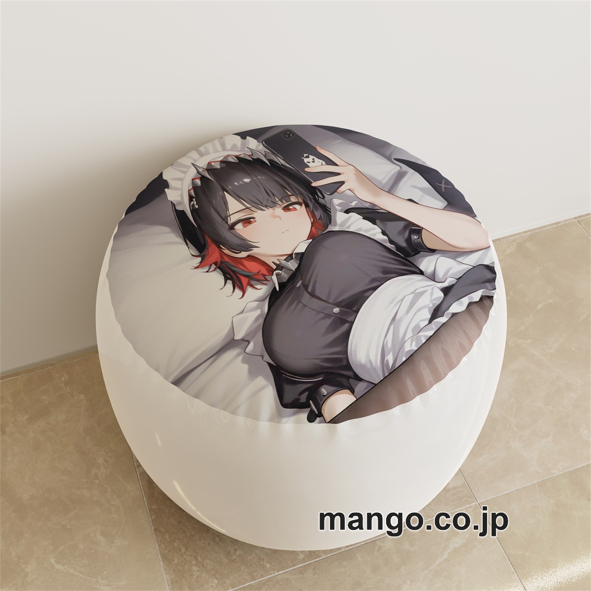 PVC ラウンドスツール アニメ キャラクター【ゼンゼロ】エレン・ジョーpvcスツールPVC製 キャラクターグッズ コレクション用 2
