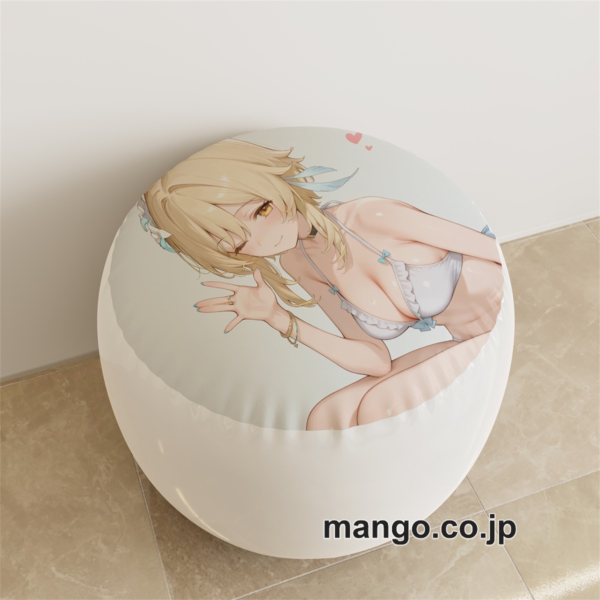 PVC ラウンドスツール アニメ キャラクター【原神】蛍pvcスツールPVC製 キャラクターグッズ コレクション用 2
