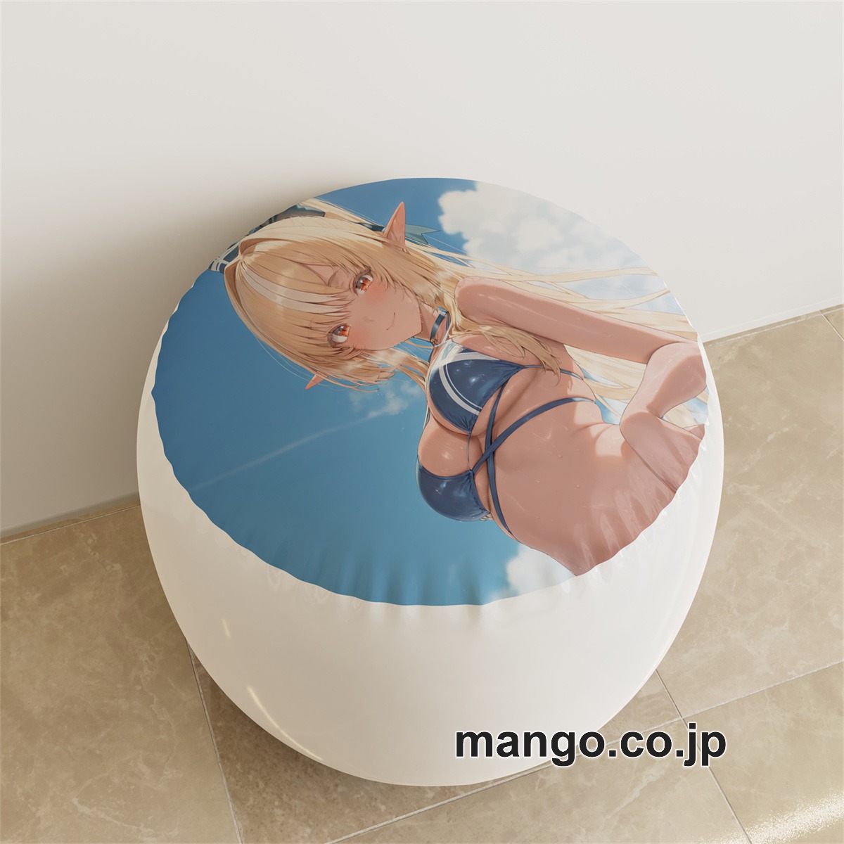 PVC ラウンドスツール アニメ キャラクター【バーチャルYouTuber】不知火フレアpvcスツールPVC製 キャラクターグッズ コレクション用