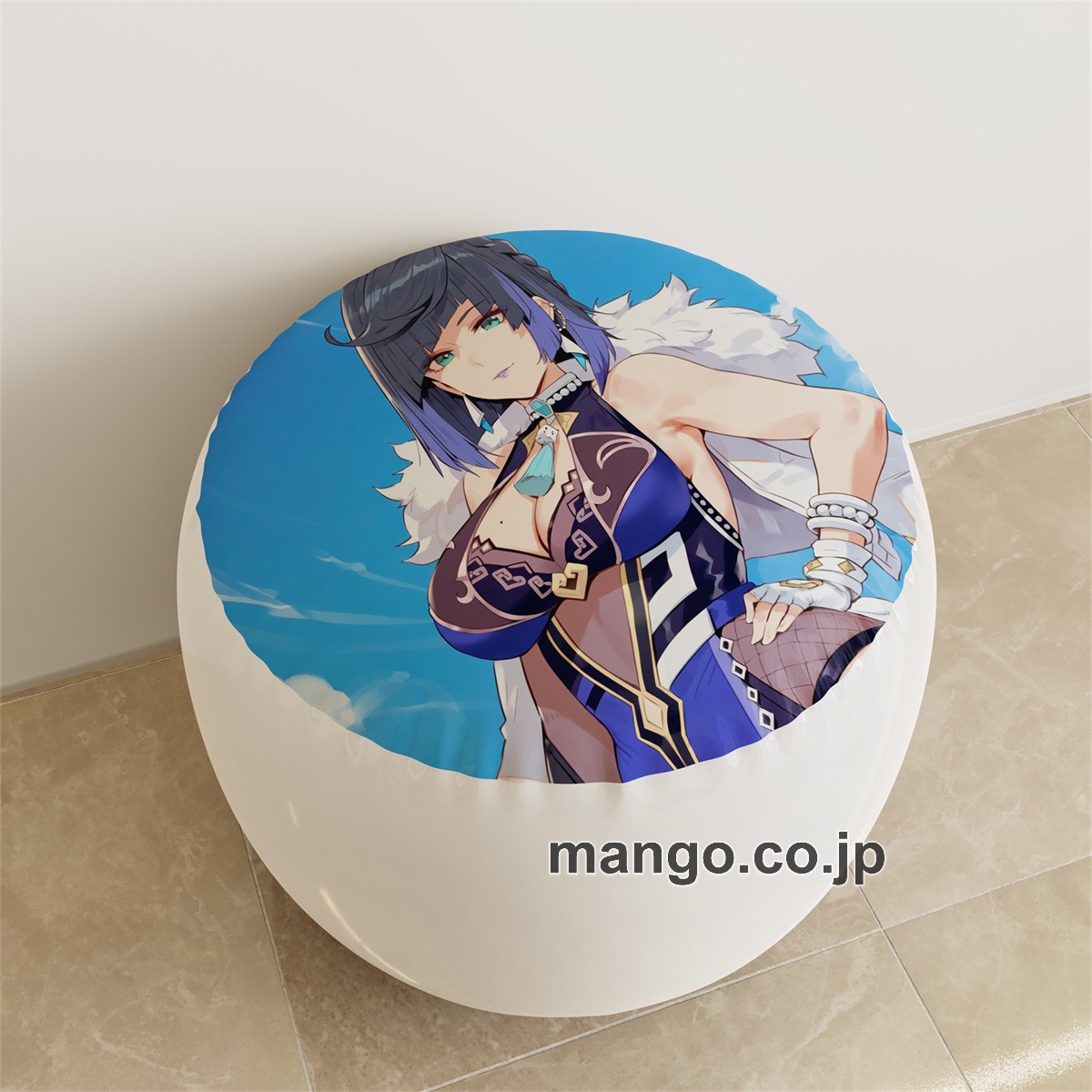 PVC ラウンドスツール アニメ キャラクター【原神】夜蘭pvcスツールPVC製 キャラクターグッズ コレクション用