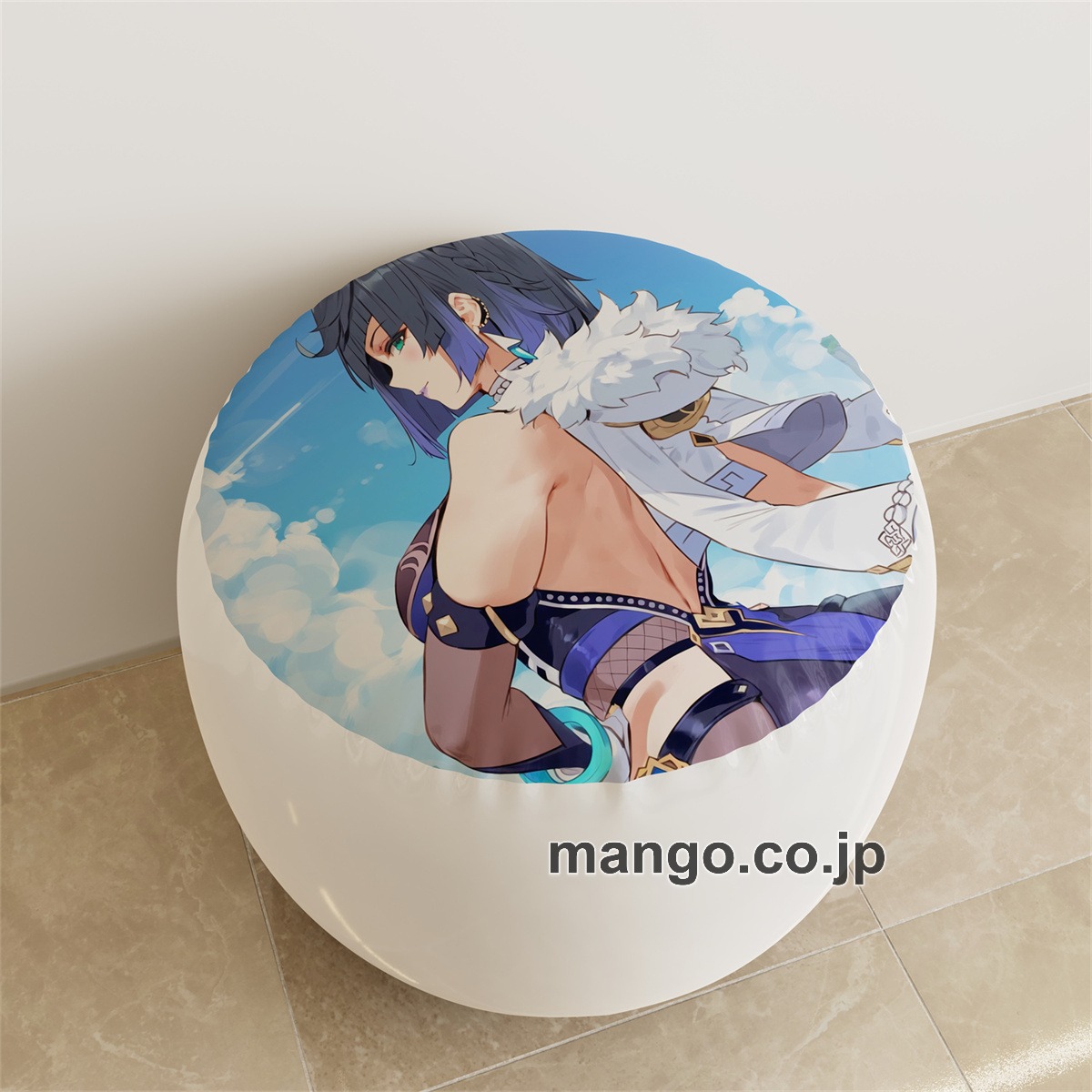PVC ラウンドスツール アニメ キャラクター【原神】夜蘭pvcスツールPVC製 キャラクターグッズ コレクション用 2