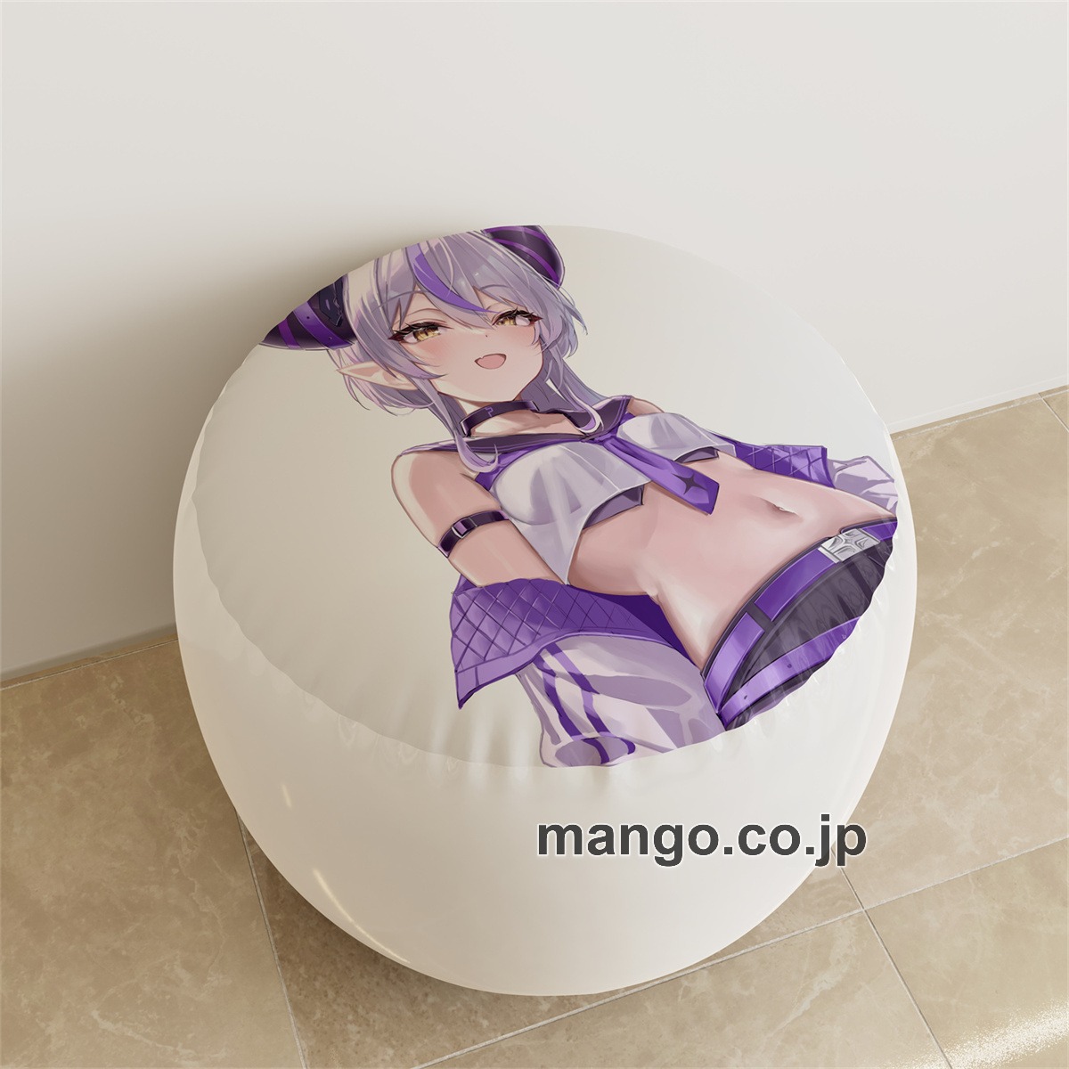 PVC ラウンドスツール アニメ キャラクター【バーチャルYouTuber】ラプラス・ダークネスpvcスツールPVC製 キャラクターグッズ コレクション用