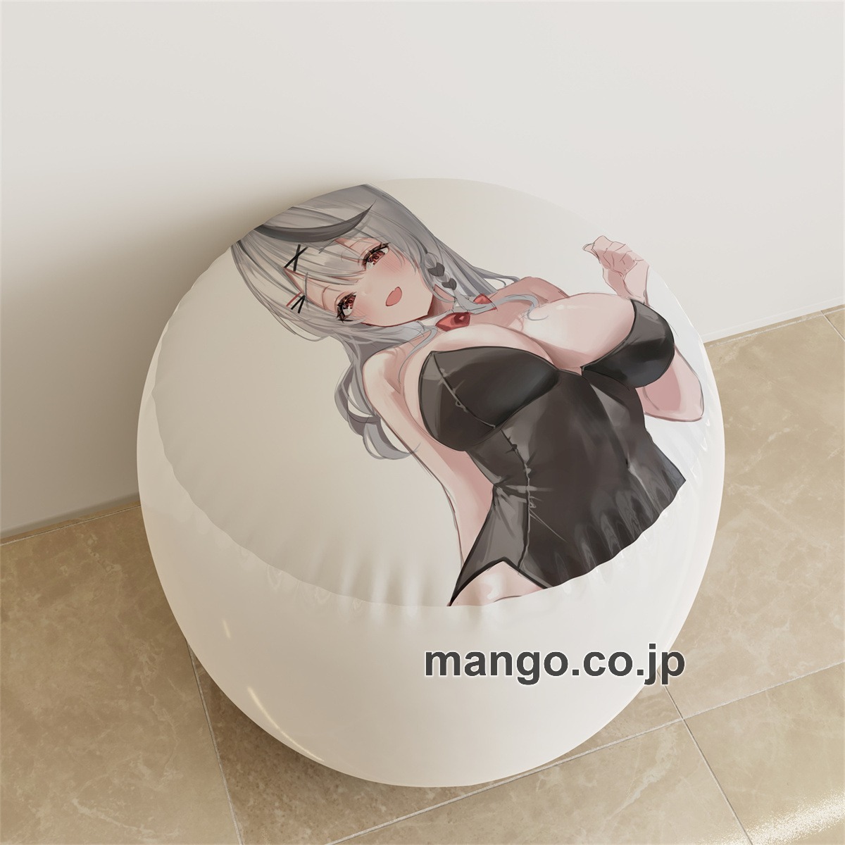 PVC ラウンドスツール アニメ キャラクター【バーチャルYouTuber】沙花叉クロヱpvcスツールPVC製 キャラクターグッズ コレクション用 2