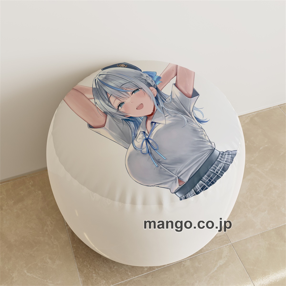 PVC ラウンドスツール アニメ キャラクター【バーチャルYouTuber】雨海ルカpvcスツールPVC製 キャラクターグッズ コレクション用
