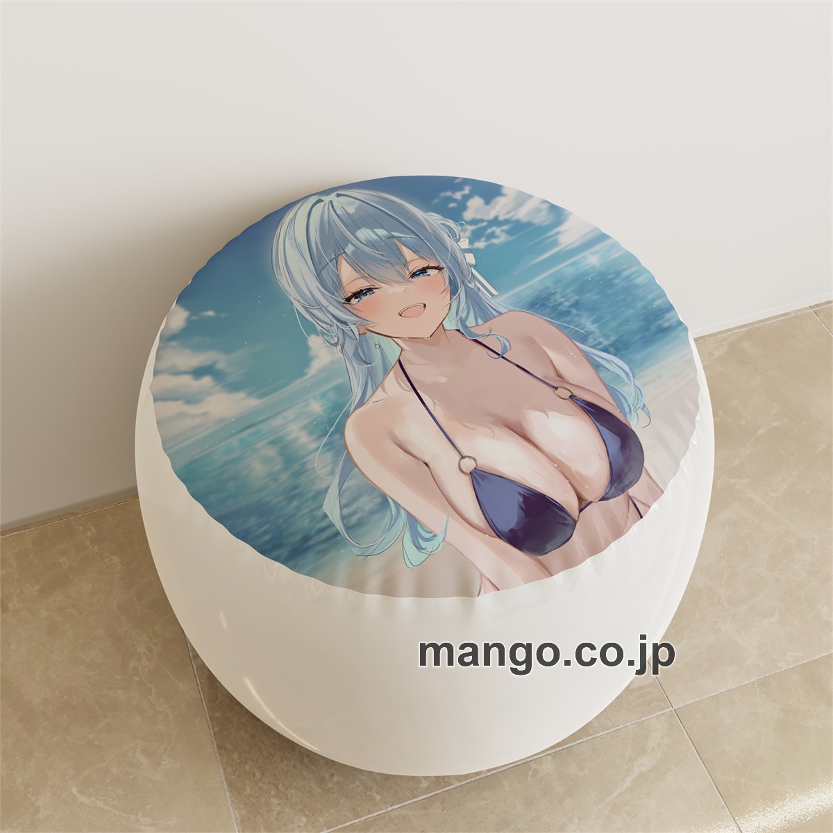 PVC ラウンドスツール アニメ キャラクター【バーチャルYouTuber】雨海ルカ 星街すいせいpvcスツールPVC製 キャラクターグッズ コレクション用 2